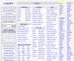 We then match you up with an English-speaking real estate agent who can get you moved in. . Craigslist tokyo